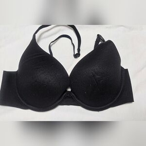 Auden Black Lined Demi Coverage Underwire Adjustable Bra Womens Size 32B NWT
